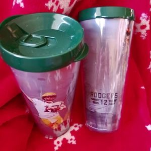 TWO GREEN BAY PACKERS TUMBLES NEW!